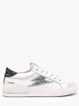 Sneakers In Leather Semerdjian White women MAYAC782