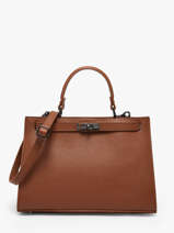 Sac Port� Main Caviar Leather Milano Brown caviar CA25116