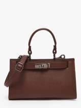 Sac Port� Main Caviar Cuir Milano Marron caviar CA25114