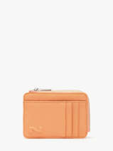 Leather Original N Coin Purse With Card Slots Nathan baume Orange original n 217N