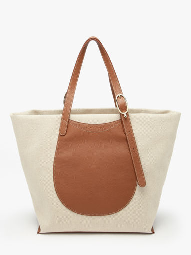 Longchamp Le foulonn� toile Hobo bag Brown