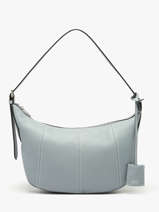 Medium Leather Victoire Hobo Bag Lancel Blue victoire A13993