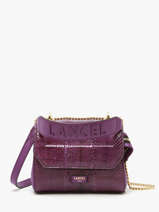 Small Ninon Ayers Crossbody Bag Lancel Violet ninon A14013