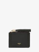 Card Holder Premier Flirt Leather Lancel Black premier flirt A14033
