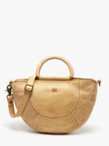 Sac Bandouli�re Heritage Cuir Biba Jaune heritage MIB1L