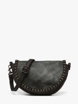 Sac Bandouli�re Heritage Cuir Biba Noir heritage YAM1L