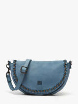 Shoulder Bag Heritage Leather Biba Blue heritage YAM1L