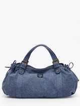 Shoulder Bag Canvas Cotton Gerard darel Blue canvas D489