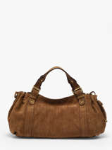Shoulder Bag Studio Leather Gerard darel Brown studio D477
