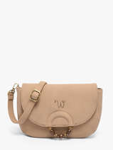 Shoulder Bag Neflier Pearl Woomen Beige neflier pearl WNEP04