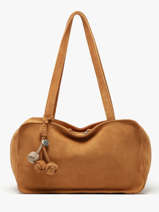 Sac Port� �paule Leather Biba Marron leather BLI1L