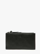 Portefeuille Cuir Biba Noir wallet VAW2L