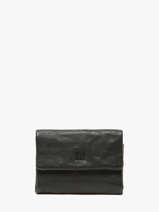 Wallet Leather Biba Black wallet TOT1L