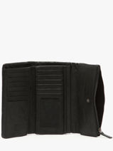 Wallet Leather Biba Black wallet TOT2L-vue-porte
