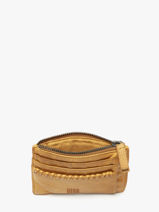 Card Holder Heritage Leather Biba Yellow heritage WIN8L-vue-porte