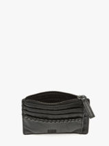 Card Holder Heritage Leather Biba Black heritage WIN8L-vue-porte
