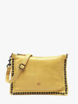 Leather Crossbody Bag Heritage Biba Yellow heritage POR2L