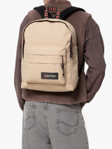 1 Compartment Backpack With 14" Laptop Sleeve Eastpak Beige vintage series EK0A5BMV-vue-porte