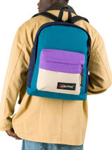 Sac � Dos 1 Compartiment + Pc 14" Eastpak Multicolor vintage series EK0A5BMV-vue-porte