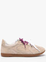 Sneakers Billie En Cuir Semerdjian Beige women BILLI244