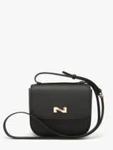 Sac Bandouli�re Odyssey Cuir Nathan baume Noir odyssey 1