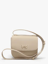 Leather Penelope Crossbody Bag Nathan baume Beige odyssey 1