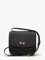 Sac Bandouli�re Odyssey Cuir Nathan baume Noir odyssey 2
