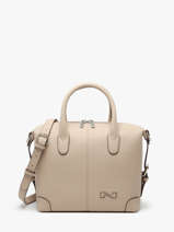 Leather Clark Satchel Nathan baume Beige drive 1