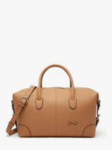 Sac Port� Main Drive Cuir Nathan baume Marron drive 2