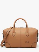 Sac Port� Main Drive Cuir Nathan baume Marron drive 2