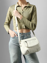 Shoulder Bag Gracieuse Hexagona White gracieuse 315311-vue-porte