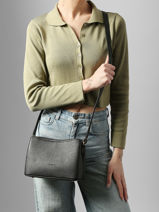 Sac Bandouli�re Zora Hexagona Noir zora 8620232-vue-porte