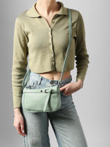 Shoulder Bag Caviar Leather Milano Green caviar G1421N-vue-porte
