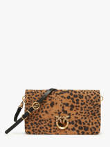 Sac Bandouli�re Love Bag Soft Pinko Marron love bag soft 6023A32A