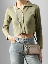 Shoulder Bag Nine Leather Milano Pink nine NI25115-vue-porte