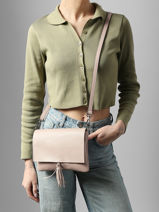 Crossbody Bag Caviar Leather Milano Beige caviar CA22112-vue-porte