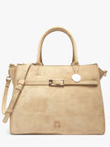Satchel Buckle Lulu castagnette Beige buckle D