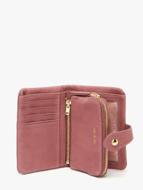 Portefeuille Joyce Cuir Nat et nin Rose vintage JOYCE-vue-porte