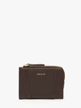 Wallet Leather Vintage Nat et nin Brown vintage ROZA