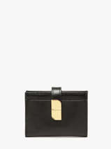 Wallet Leather Nat et nin Black vintage AUDE