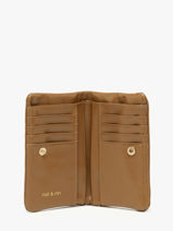 Leather Winnie Wallet Nat et nin Brown vintage WINNIE-vue-porte
