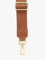 Caviar Shoulder Strap Milano Brown caviar CA25SSOB-vue-porte
