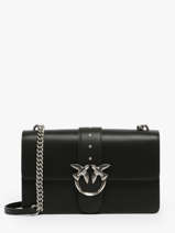 Sac Bandouli�re Love Bag Icon Pinko Noir love bag icon AF1