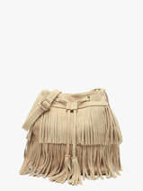 Crossbody Bag Velvet Milano Beige velvet VE24116O