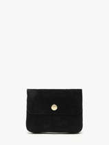 Coin Purse Velvet Leather Milano Black velvet VE23091O