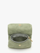 Porte-monnaie Velvet Cuir Milano Vert velvet VE23091O-vue-porte