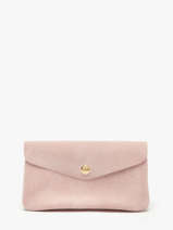 Porte-monnaie Velvet Cuir Milano Rose velvet VE23113O