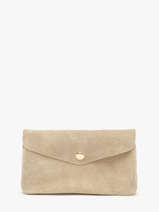 Coin Purse Velvet Leather Milano Beige velvet VE23113O