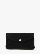 Porte-monnaie Velvet Cuir Milano Noir velvet VE23113O