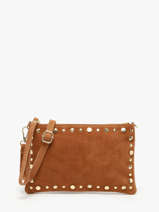 Sac Bandouli�re Velvet Cuir Milano Marron velvet VE24111O